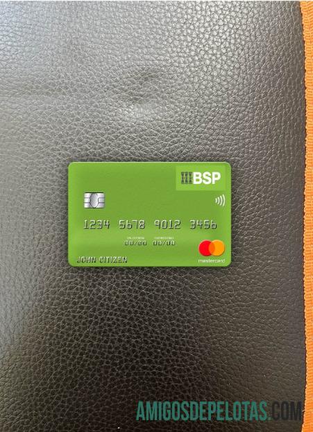 Fiji Bank Of South Pacific Mastercard Photolook Frente exemplo real